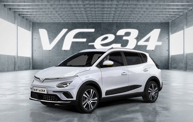 Giá xe ô tô điện Vinfast vf e34 bao nhiêu?