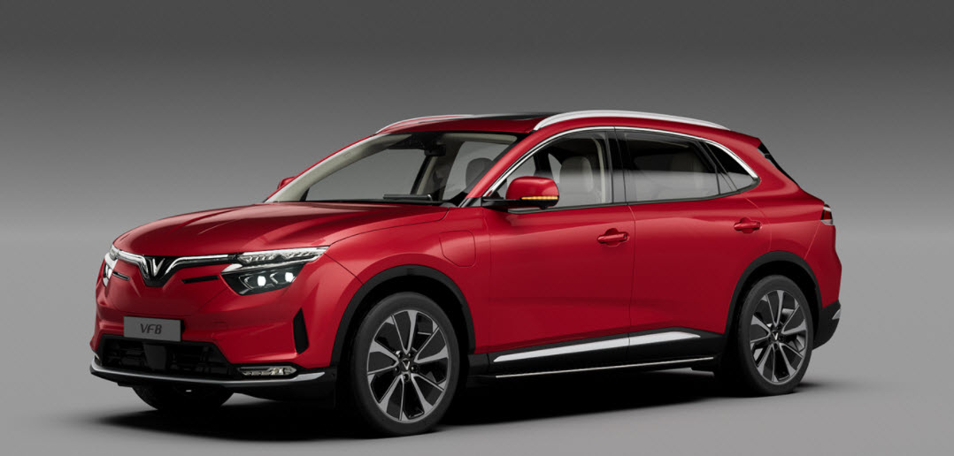 Xe ô tô điện VinFast VF 8 lăn bánh tại Việt Nam
